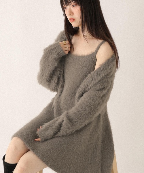 Heather（ヘザー） ワンピース ペプラムシャギーワンピース2P 611484