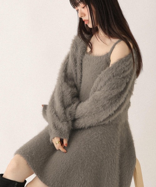 Heather（ヘザー） ワンピース ペプラムシャギーワンピース2P 611484