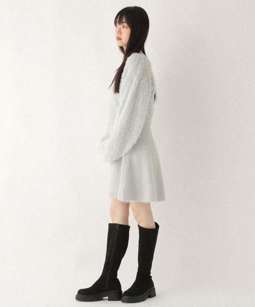 Heather（ヘザー） ワンピース ペプラムシャギーワンピース2P 611484