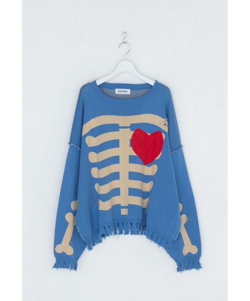 DISCOVERED ニット DISCOVERED（ディスカバード） セーター ニット BONE KNIT メンズ