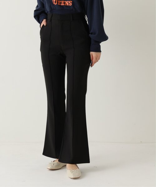 「RAY CASSIN」 ブーツカットパンツ S パープル レディース_画像7