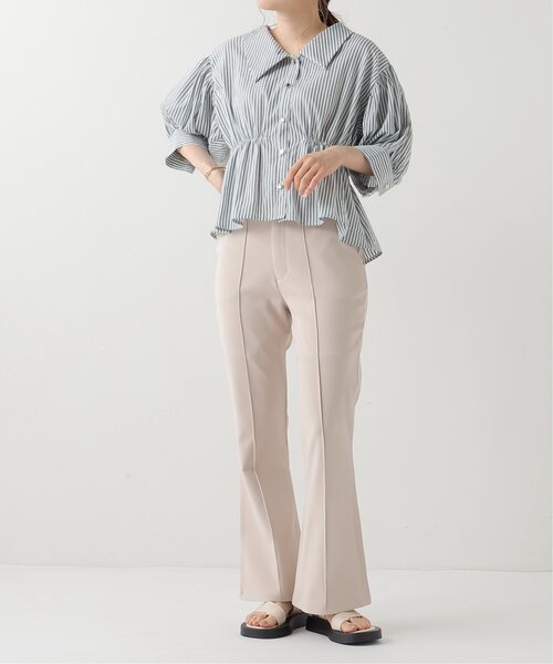 「RAY CASSIN」 ブーツカットパンツ S パープル レディース_画像8