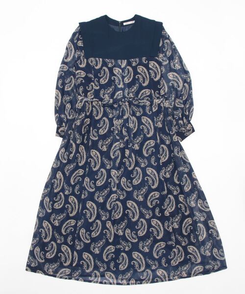 「PREFERIR」 長袖ワンピース MEDIUM ブラック レディース_画像3