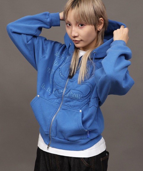 SEQUENZE パーカー 「SEQUENZ/シークエンズ」Blackletter ZIP P/K