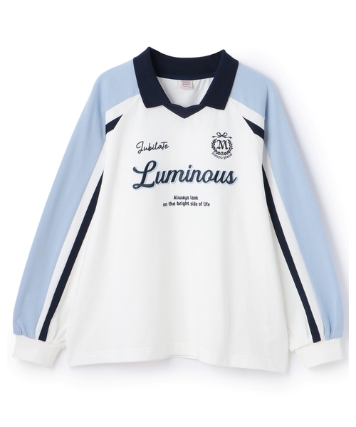 mezzo piano Junior（メゾピアノ ジュニア） tシャツ 衿つきゲームT