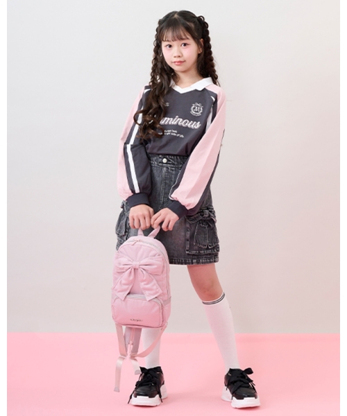 mezzo piano Junior（メゾピアノ ジュニア） tシャツ 衿つきゲームT