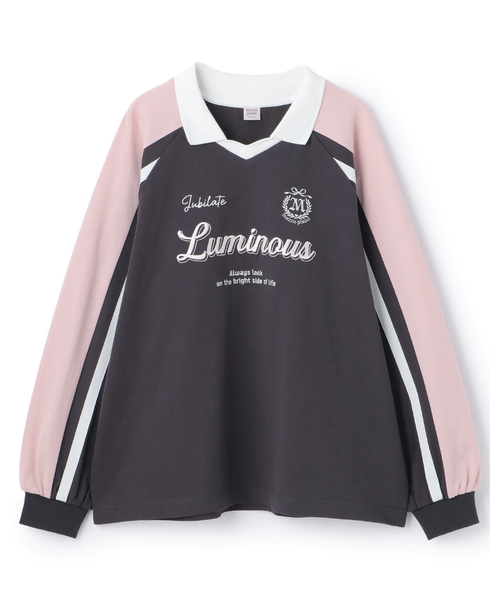 mezzo piano Junior（メゾピアノ ジュニア） tシャツ 衿つきゲームT