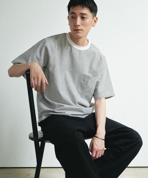 「URBAN RESEARCH Sonny Label」 半袖Tシャツ X-LARGE ネイビー メンズ_画像2