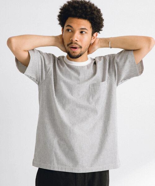 「URBAN RESEARCH Sonny Label」 半袖Tシャツ X-LARGE ネイビー メンズ_画像6