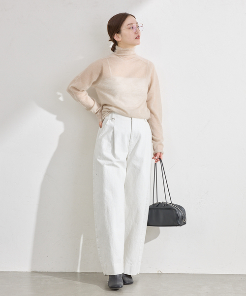 IENA（イエナ） ニット セーター 「追加」SUPER Kid MIX モヘアシアー