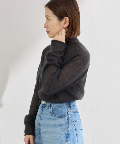 IENA（イエナ） ニット セーター 「追加」SUPER Kid MIX モヘアシアー