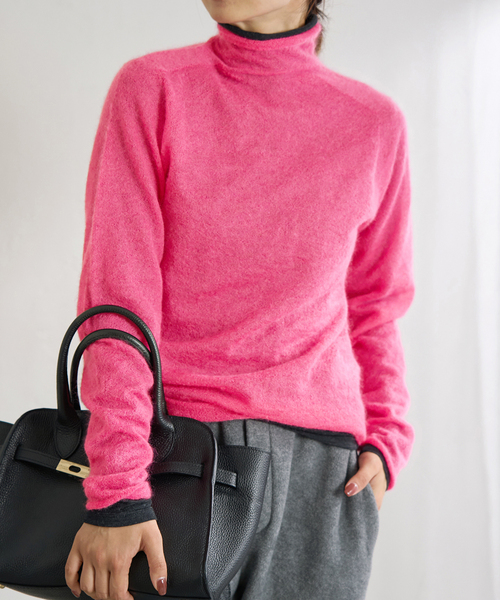 IENA（イエナ） ニット セーター 「追加」SUPER Kid MIX モヘアシアー