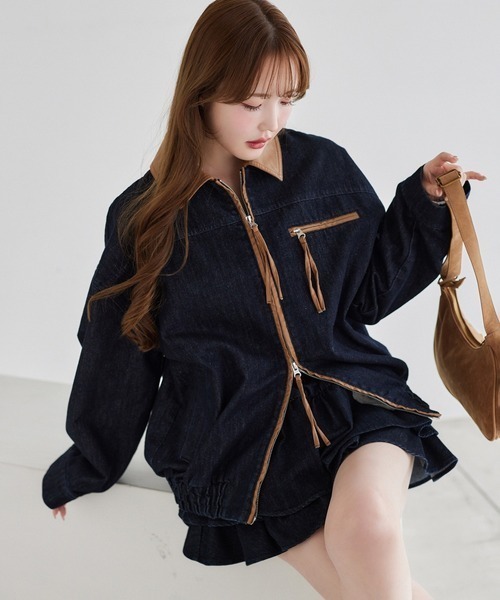 DIANTE デニムスカートセットアップ one after another NICE CLAUP デニムスカート 「WEB限定