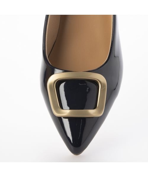 「Fin」 パンプス 24cm ネイビー レディース_画像3