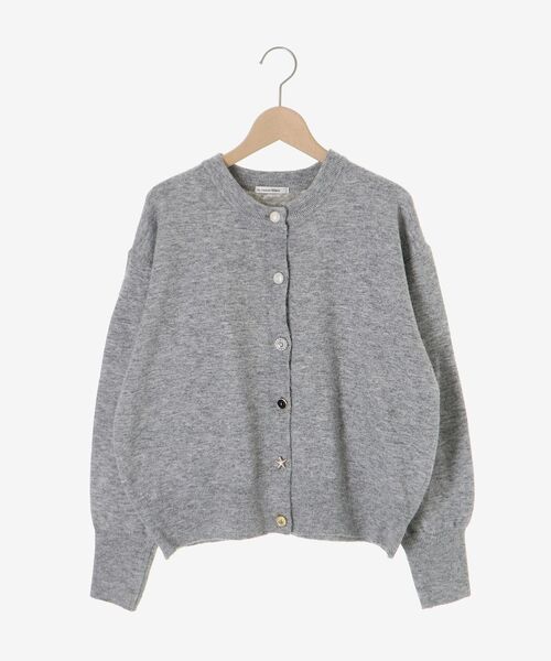 le.coeur blanc（ルクールブラン） カーディガン ビジューボタン