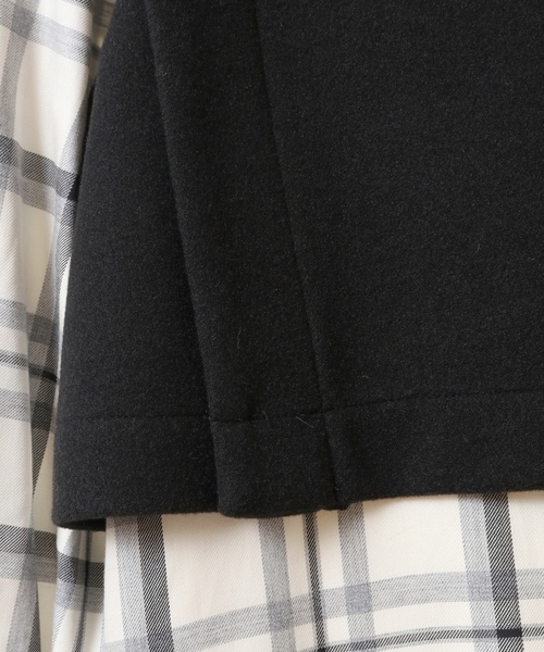 「SOFFITTO」 長袖ワンピース FREE ワインレッド レディース_画像7