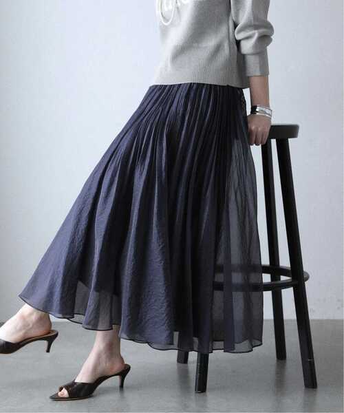 「La TOTALITE」 フレアスカート - ホワイト レディース_画像2