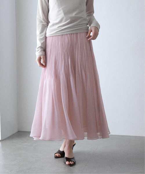 「La TOTALITE」 フレアスカート - ホワイト レディース_画像3