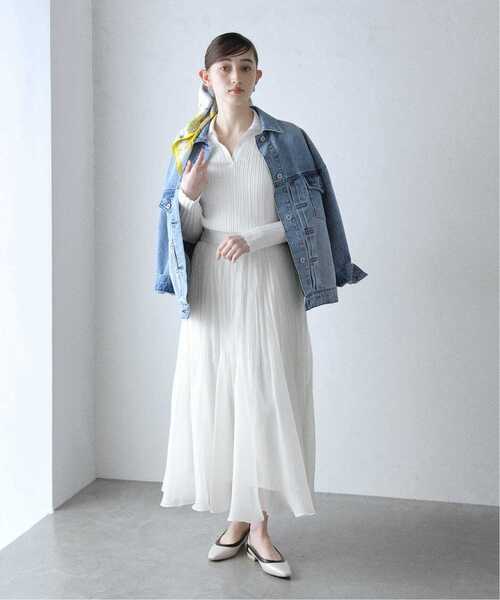 「La TOTALITE」 フレアスカート - ホワイト レディース_画像7