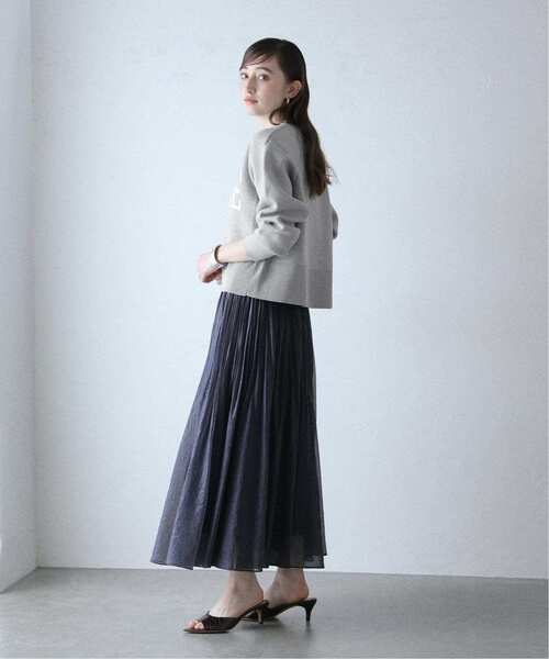 「La TOTALITE」 フレアスカート - ホワイト レディース_画像9