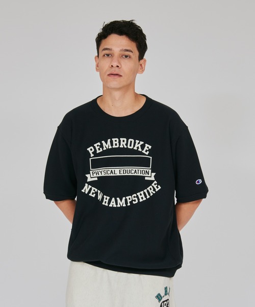チャンピオン  ショート丈リバースウェーブスウェット Champion（チャンピオン） トレーナー スウェット 「Champion