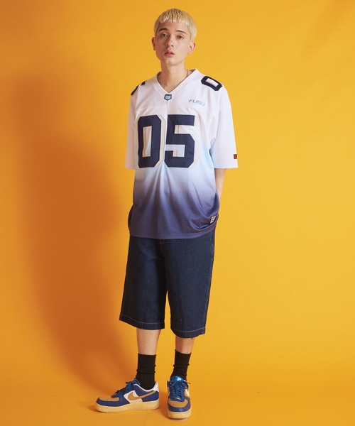 「FUBU」 半袖Tシャツ X-LARGE ホワイト メンズ_画像4