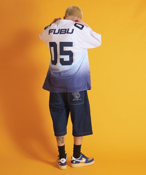 「FUBU」 半袖Tシャツ X-LARGE ホワイト メンズ_画像8