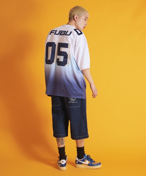 「FUBU」 半袖Tシャツ X-LARGE ホワイト メンズ_画像9