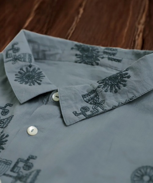 「antiqua」 長袖シャツ ONESIZE ブラック メンズ_画像2