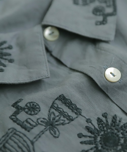 「antiqua」 長袖シャツ ONESIZE ブラック メンズ_画像4