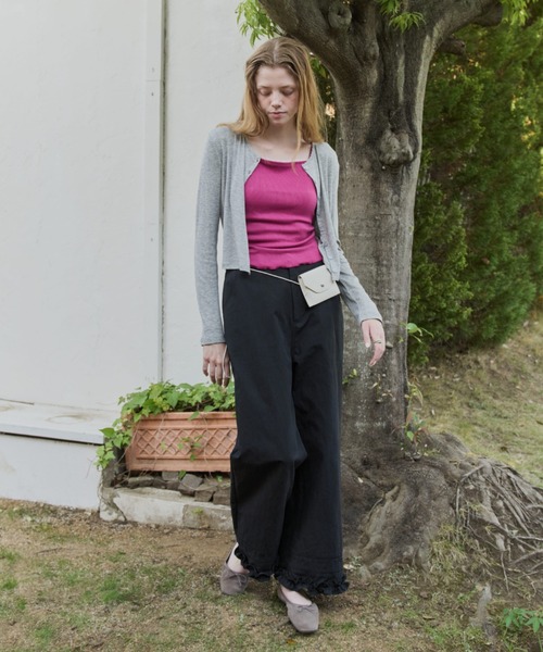 GIUNON カーディガン scallop sheer cardigan / スカラップシアー