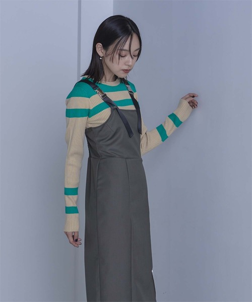 「miette」 長袖ニット FREE ライトグレー レディース_画像9