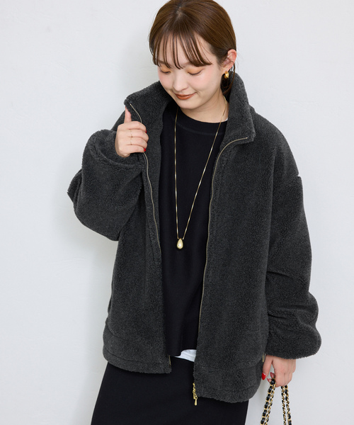 「SLOBE IENA」 ブルゾン 36 ベージュ レディースの画像