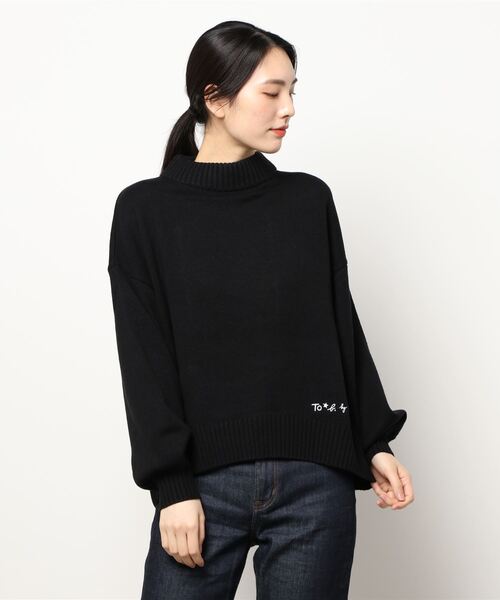 「To b. by agnes b.」 長袖ニット UNI ブラック レディース_画像8