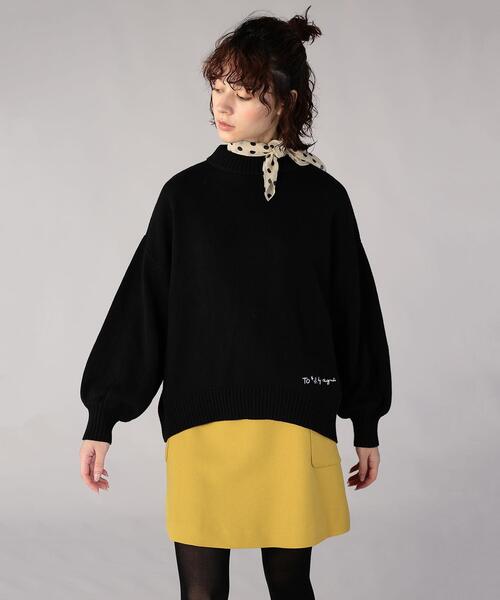 「To b. by agnes b.」 長袖ニット UNI ブラック レディース_画像9