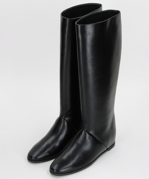 「ATELIER BRUGGE」 ロングブーツ MEDIUM ブラック レディース_画像7