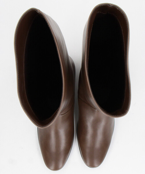 「ATELIER BRUGGE」 ロングブーツ MEDIUM ブラック レディース_画像8