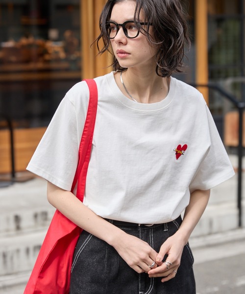 PENNEYS（ペニーズ） tシャツ 半袖 別注 THE FOX ロゴ ハートワッペン