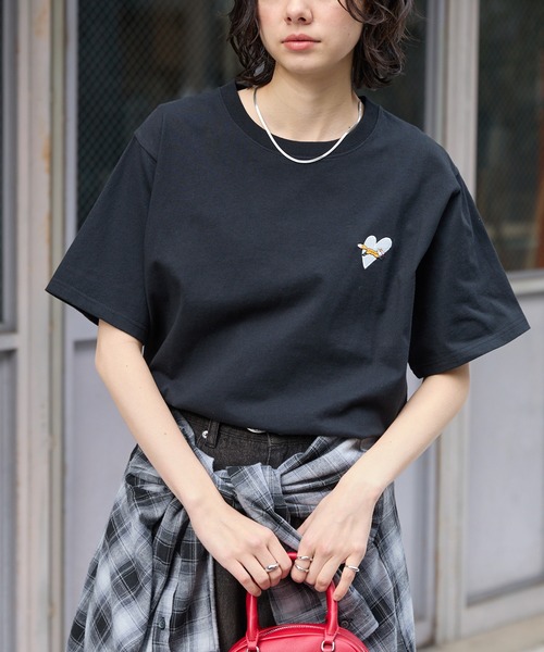 PENNEYS（ペニーズ） tシャツ 半袖 別注 THE FOX ロゴ ハートワッペン