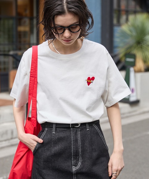 PENNEYS（ペニーズ） tシャツ 半袖 別注 THE FOX ロゴ ハートワッペン