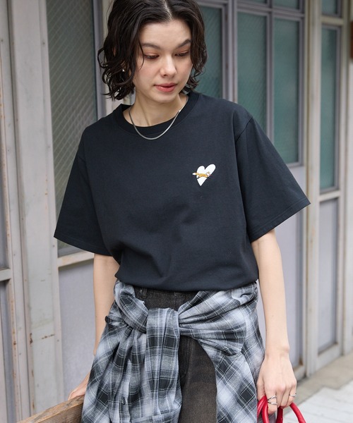 PENNEYS（ペニーズ） tシャツ 半袖 別注 THE FOX ロゴ ハートワッペン