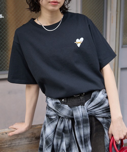 PENNEYS（ペニーズ） tシャツ 半袖 別注 THE FOX ロゴ ハートワッペン