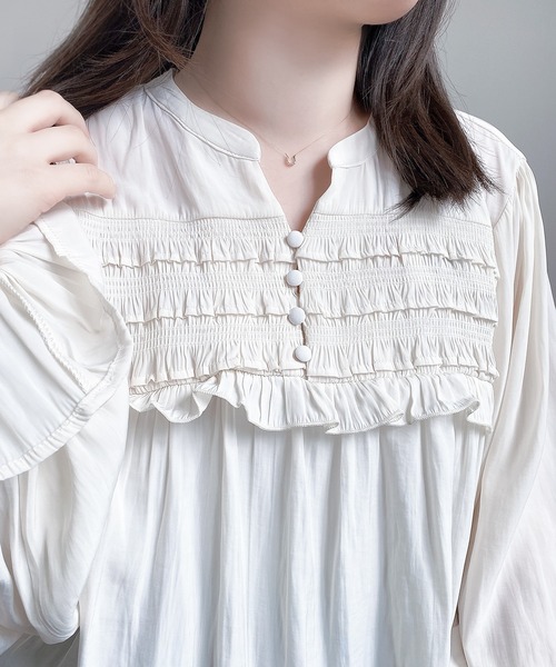 「BLOOM」 ネックレス 40cm イエローゴールド レディース_8