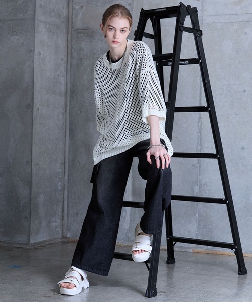 「SERACE」 サンダル L ブラック メンズ_画像7