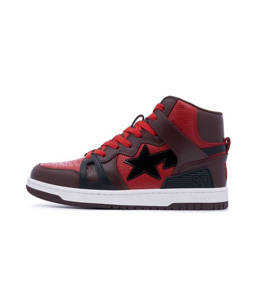 「A BATHING APE」 ハイカットスニーカー 90 イエロー メンズの画像