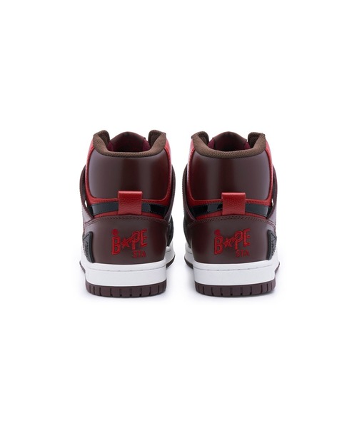 「A BATHING APE」 ハイカットスニーカー 90 イエロー メンズの画像