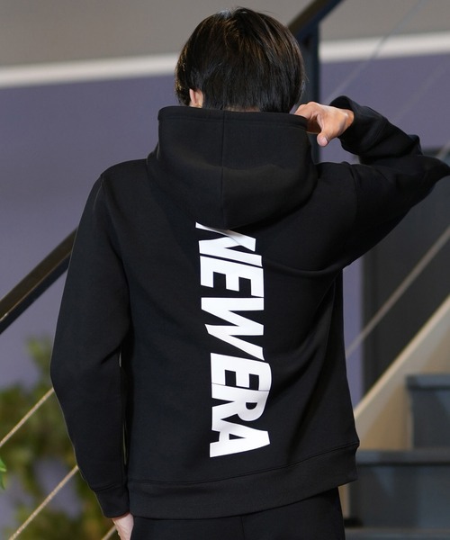 「NEW ERA」 プルオーバーパーカー L ブラック メンズ_画像8