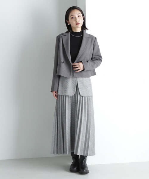「NATURAL BEAUTY BASIC」 ジャケット MEDIUM グレー レディースの画像