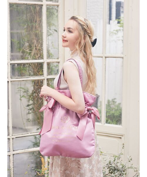 「Maison de FLEUR」 トートバッグ FREE ブラック レディース_画像2