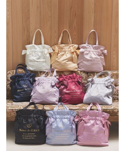 「Maison de FLEUR」 トートバッグ FREE ブラック レディース_画像4